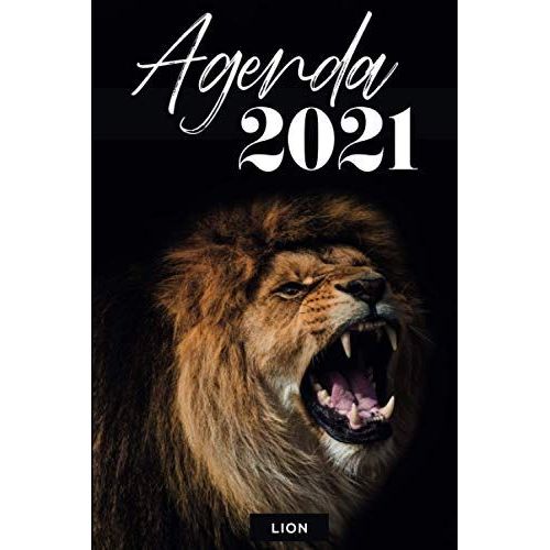 Agenda 2021 : Lion: Anne 2021 (De Janvier  Dcembre 2021) | Lions | 2 Jours Par Page | Calendrier | Format A5 | Ide Cadeau Pour Les Passionns D'animaux Sauvages (Nol, Nouvel An, Ftes De Fin D'an   de Pets Lover, Agendas  Format Broch 