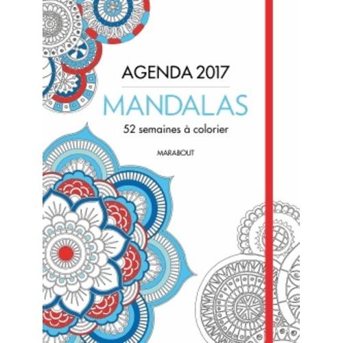 Agenda 2017 Mandalas Fleuris - 52 Semaines  Colorier   de Voisin Frdric  Format Beau livre 