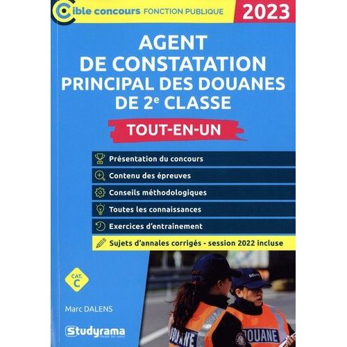 Agent De Constatation Principal Des Douanes De 2e Classe    Format Beau livre 