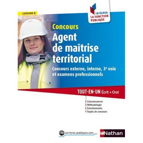 Concours Agent De Matrise Territorial N 54 - Catgorie C - Intgrer La Fonction Publique - 2015  