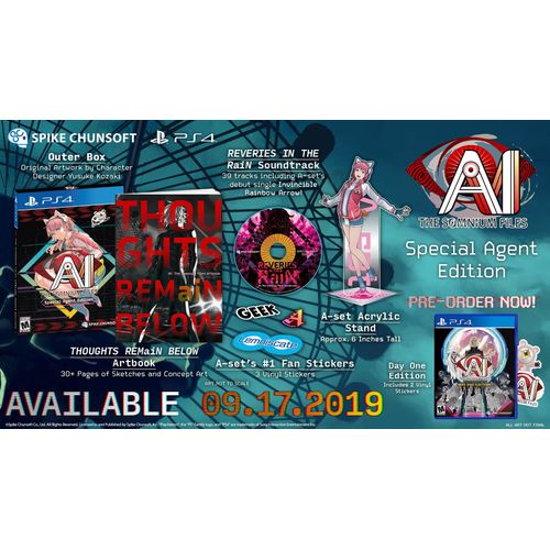 Ai: The Somnium Files [Special Agent Collection] - Ps4 (Us)
