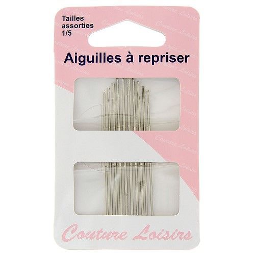 Aiguilles  Repriser - Taille De 1  5 (10 Pices) Mercerie Couture Fils Coudre Broderie Canevas Points De Croix Loisirs Cratifs Main Travaux Manuels