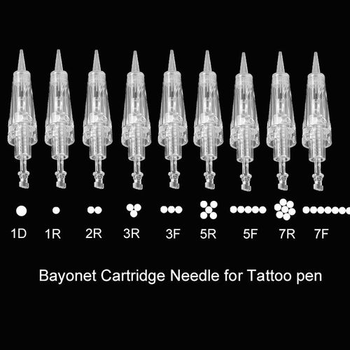 Aiguilles De Tatouage De Sourcils Certifies Ce, 100 Pices, Baonnette Jetable, Cartouche De Microblading, Pour Machine Pmu Agulhas Easy Click
