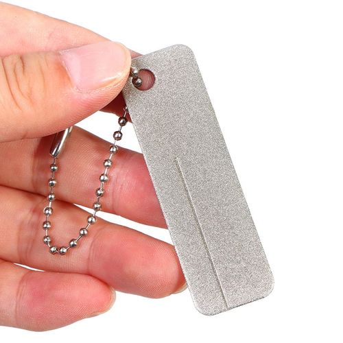 Aiguiseur De Hameon De Pche, Couteau En Diamant Portable, Pierre  Aiguiser, Outil D'aiguisage, Accessoire D'extrieur, 1 Pice