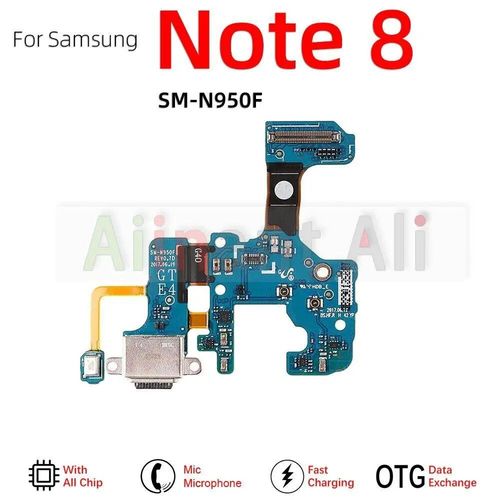 Aiinant-Chargeur Micro Usb S6 Avec Port De Charge Rapide,Cble Flexible Pour Samsung Galaxy Note 5 8 9 N950f N950n N950u N960f N960n N960u - Type Note 8 N950f