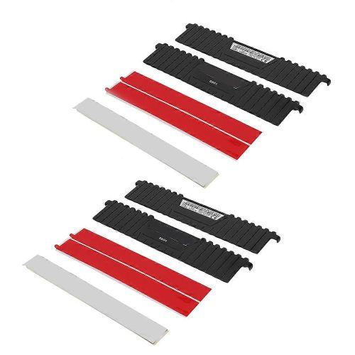 Aileron de refroidissement en aluminium de banque de mmoire d'ordinateur de bureau 2pcs pour DDR / DDR2 / DDR3 / DDR4