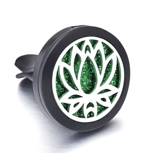 Ailes D'ange En Acier Inoxydable, Dsodorisant De Voiture Noir, Mdaillon D'aromathrapie, Diffuseur D'huile Essentielle, Pendentif Personnalis Accept