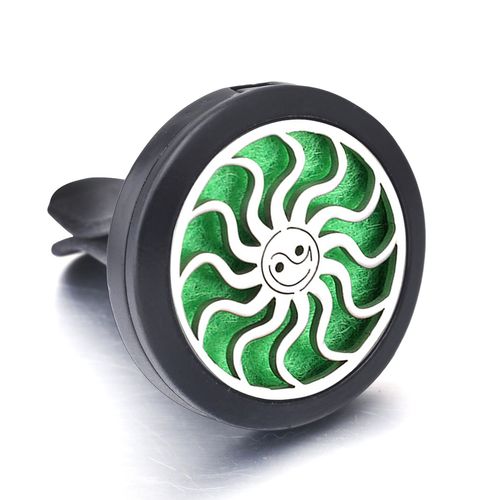 Ailes D'ange En Acier Inoxydable, Dsodorisant De Voiture Noir, Mdaillon D'aromathrapie, Diffuseur D'huile Essentielle, Pendentif Personnalis Accept