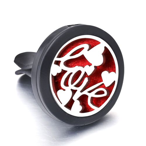 Ailes D'ange En Acier Inoxydable, Dsodorisant De Voiture Noir, Mdaillon D'aromathrapie, Diffuseur D'huile Essentielle, Pendentif Personnalis Accept