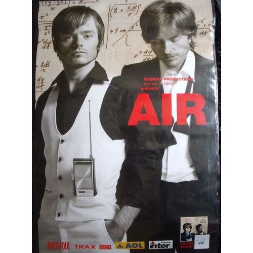 Air Affiche De Concert 60x40