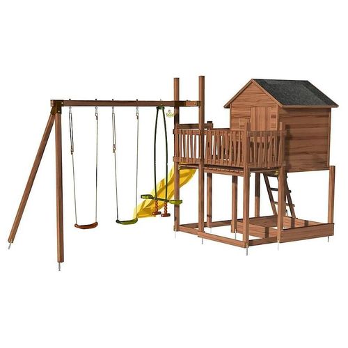 Aire De Jeu Soulet Tenerife En Bois 5,33 X 3,83 X H. 2,71 M