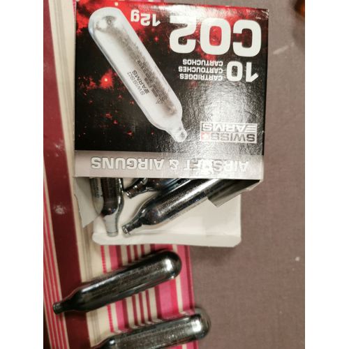 Airsoft, cartouche gaz co2 pour toute replique, carabine co2,pistolet a bille bb, snipper CO2