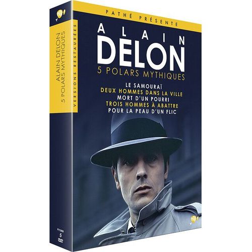 Alain Delon : Le Samoura + Deux Hommes Dans La Ville + Mort D'un Pourri + Trois Hommes  Abattre + Pour La Peau D'un Flic - Pack de Jean-Pierre Melville