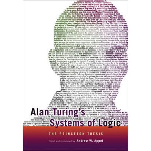 Alan Turing's Systems Of Logic    Format Broch 