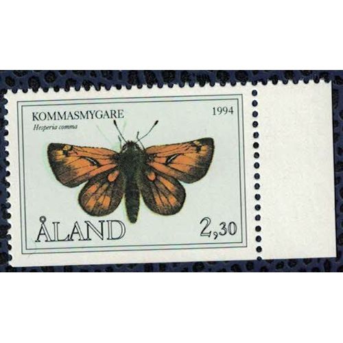 Aland Iles 1994 Neuf Avec Gomme Insecte Lpidoptre Hesperia Comma