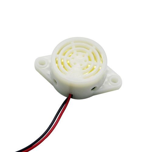 Alarme 95db  Dcibels levs 12v Buzzer lectronique Bip Intermittent Continu Pour Sfm-27 Ardu37- White 1 Pcs