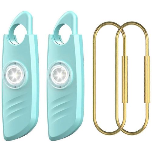 Alarme De Scurit Personnelle, 2 Packs De Sirne 140db, Alarme Personnelle Safe Sound, Lumire Stroboscopique Et Porte-Cls, Pe