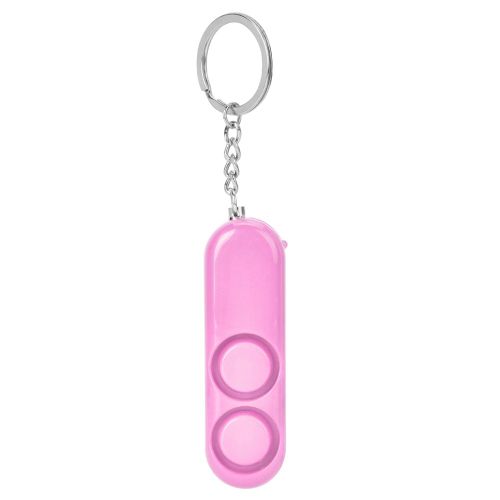 Alarme Personnelle A Deux Haut-Parleurs Pour Femmes, Systeme D'alarme De Securite, Porte-Cles, Alarme Personnelle 120 Db, Rose