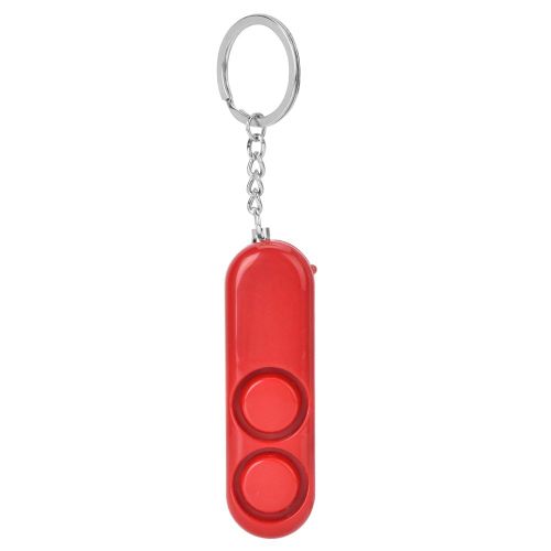Alarme Personnelle A Deux Haut-Parleurs Pour Femmes, Systeme D'alarme De Securite, Porte-Cles, Alarme Personnelle 120 Db, Rouge