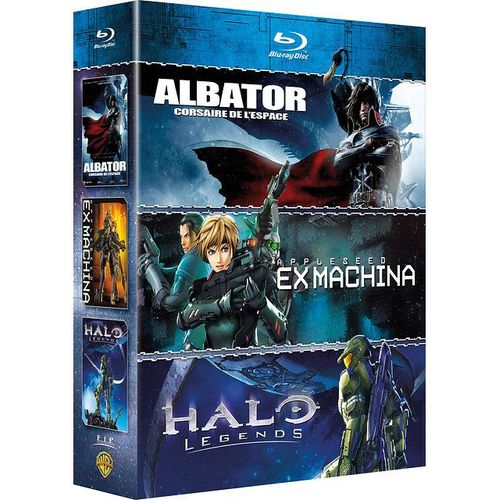 Albator, Corsaire De L'espace + Halo Legends + Appleseed Ex Machina - Pack - Blu-Ray de Shinji Aramaki