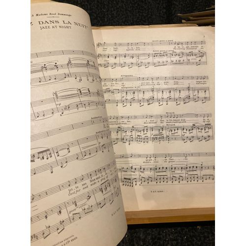 Albert Roussel Ren Dommange Jazz Dans La Nuit Partition Chant Piano Ed. Durand