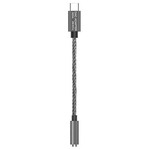 ALC5686 USB Type C DAC Ampli Casque 16-32Ohm 3.5mm Sortie 125DB PCM 32Bit 384KHz pour Android, Windows10 (Noir)