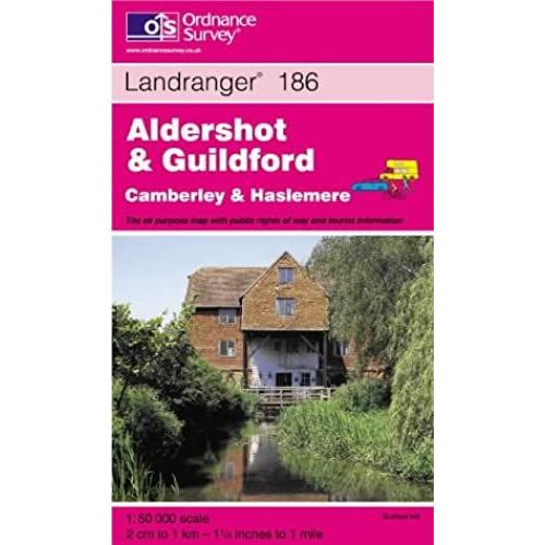 Aldershot And Guildford, Camberley And Haslemere (landranger Maps ...