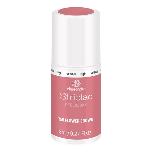 Alessandro - Striplac Peel Or Soak Flower Crown 8 Ml Vernis Semi-Permanent Led Longue Tenue Or Striplac Peel Or Soak Flower Crown 8 Ml