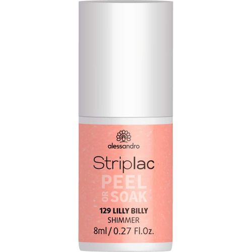 Alessandro - Striplac Peel Or Soak Lilly Billy Shimmer 8 Ml Vernis Semi-Permanent Led Longue Tenuestriplac Striplac Peel Or Soak Lilly Billy Shimmer 8 Ml