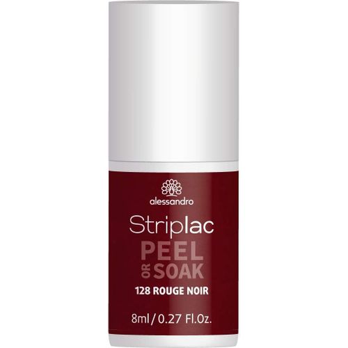 Alessandro - Striplac Peel Or Soak Rouge Noir 8 Ml Vernis Semi-Permanent Led Longue Tenuestriplac Striplac Peel Or Soak Rouge Noir 8 Ml