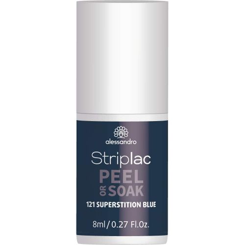 Alessandro - Striplac Peel Or Soak Superstition Blue8 Ml Vernis Semi-Permanent Led Longue Tenuestriplac Striplac Peel Or Soak Superstition Blue8 Ml