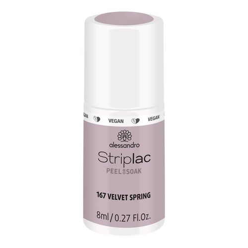 Alessandro - Striplac Peel Or Soak Velvet Spring 8 Ml Vernis Semi-Permanent Led Longue Tenue Or Striplac Peel Or Soak Velvet Spring 8 Ml