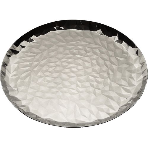 Alessi-Joy N 3 Plateau Rond En Acier Inoxydable 18/10 Brillant - Dimensions De L'article L X L X H: 40 X 2.3 X 40 Centimtres - Poids De L'article: 940 Grammes