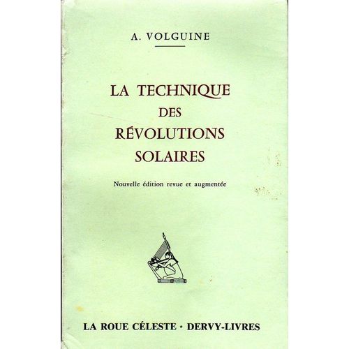 La Technique des Révolutions Solaires Sciences humaines et