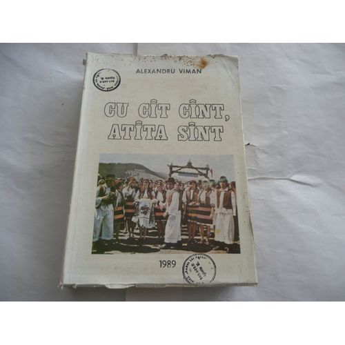 Alexandru Viman - Cu Ct Cnt, Atta Snt - Rapsozi Ai Cntecului Popular - d Baia Mare - 1989   de alexandru viman  Format Broch 