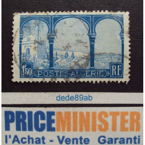 Algrie.. R.F. 1f50 Vue De Mustapha. Oblitr.