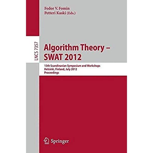 Algorithm Theory -- Swat 2012    Format Broch 