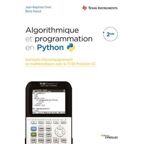 Algorithmique Et Programmation En Python  