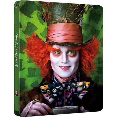 Alice In Wonderland 3d Steelbook de Tim Burton