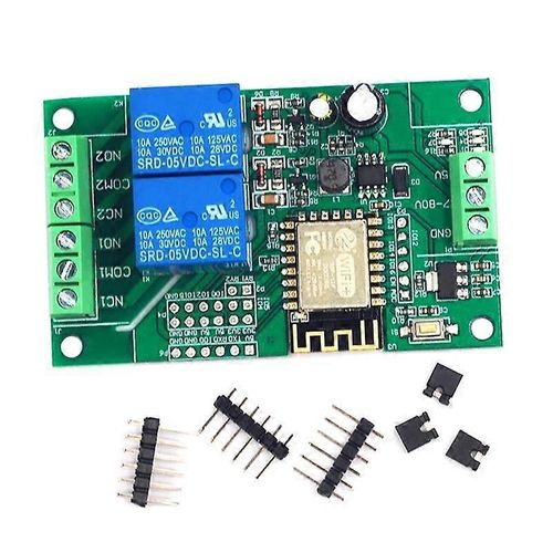 Alimentation 5V/8-80V ESP8266WIFI module relais double canal