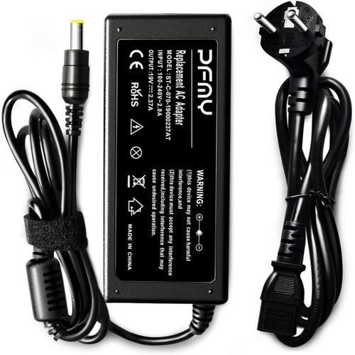 Alimentation Ordinateur Portable Chargeur Adaptateur 19V 2,37A Compatible pour Toshiba Mini NB305 Portege R705 R835 R930 R935 Z830 Z835 Z930 Z935 45W AC Adapter PA3822E-1AC3 PA3822U-1ACA