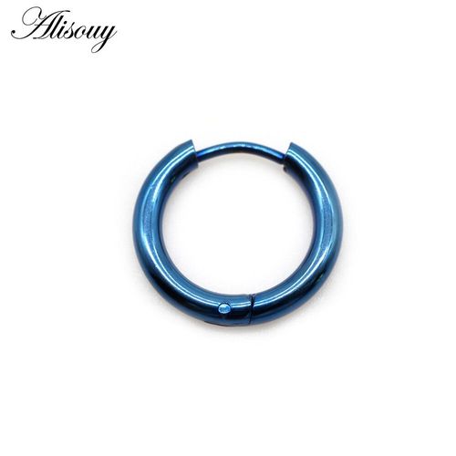 Alisouy 2 Pices En Acier Inoxydable 1.6/2/2,5/3/5mm D'paisseur Pour Femmes Et Hommes,Clip Circulaire,Boucles D'oreilles,Helix Punk Piercing Bijoux