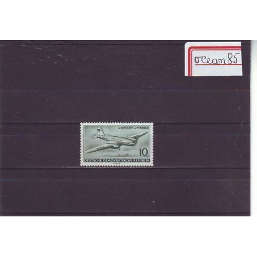 Allemagne Ddr : Poste Arienne - Avion Aba Lufthansa : Timbre Neuf