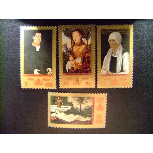 Allemagne Orientale ( Ddr) -1972 - Tableaux De Lucas Cranach - Yvert & Tellier N 1456 / 1459 * Mh