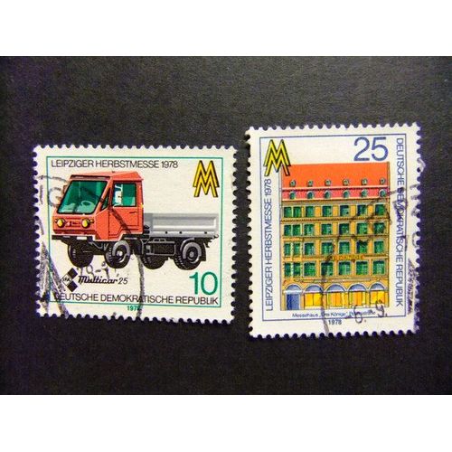 Allemagne Orientale ( Ddr) -1975 - Foire D`Automne De Leipzig - Yvert & Tellier N 2022 /2023 fu