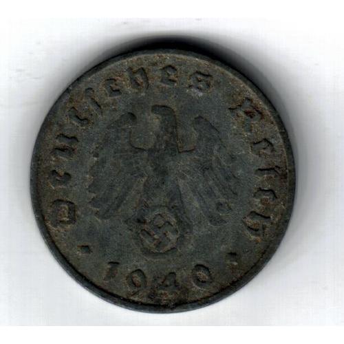 Allemagne Piece  De 10 Pfennig 1940 E Deutches Reich