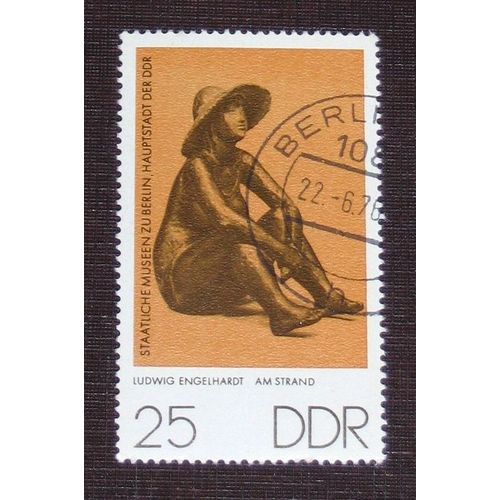 Allemagne Rda Ddr N 1819 Oblitr, 25p  Bronze Du Muse De Berlin 