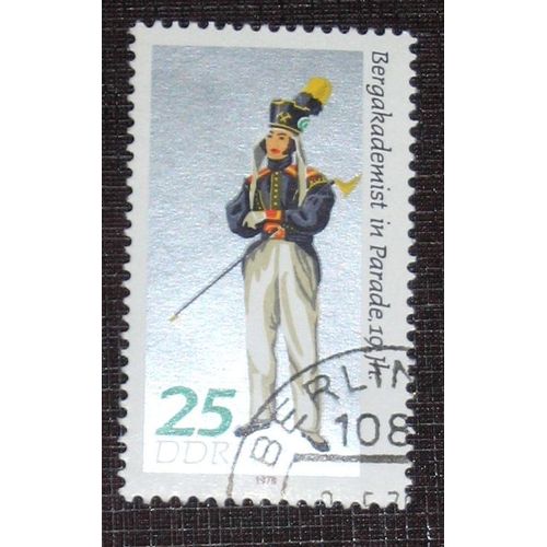 Allemagne Rda Ddr N 1989 Oblitr, 25p  Acadmicien De Lcole Des Mines 