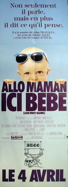 Allo Maman Ici Bebe Amy Heckerling John Travolta Kirstie Alley George Segal Annee 1990 Veritable Affiche De Cinema Format 60x160 C Rakuten