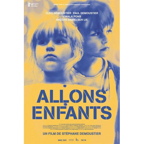Allons Enfants - Vritable Affiche De Cinma Plie - Format 120x160 Cm - De Stphane Demoustier Avec Clo Demoustier, Paul Demoustier, Vimala Pons, Anders Danielsen Lie - 2018